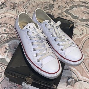 White Leather Chucks